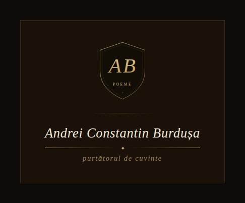 Andrei Constantin Burdușa — Purtătorul de cuvinte